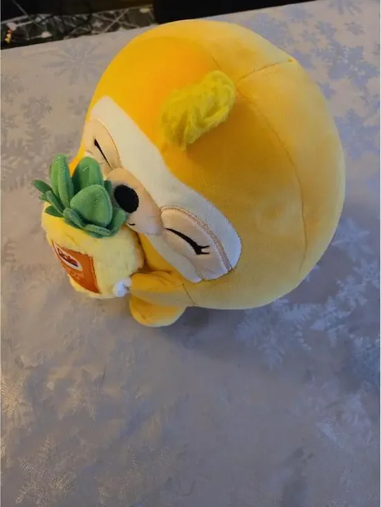 Dole Tropical Gold Sloth Plush Squishmallow-Style Stuffed Animal - Picture 5 of 5